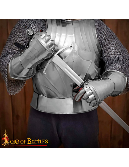 Gantelets de cuirassier S. XVI-XVII,...