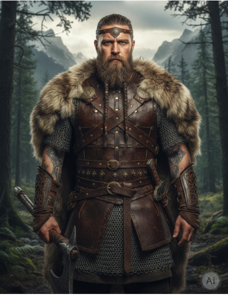 Diadème viking-celtique nœud...