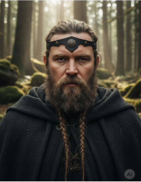 Diadème viking-celte nœud quaternaire...