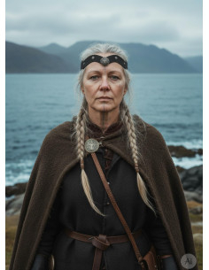 Diadème Viking Yggdrasil en noir