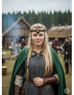 Tiare Celtique-Viking Crann Bethadh en noir 2