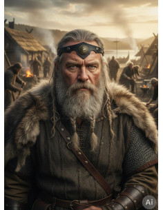 Tiare Celtique-Viking Crann Bethadh en noir