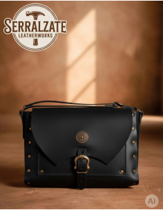 Sac à main Explorateur, type bandoulière, en noir 2