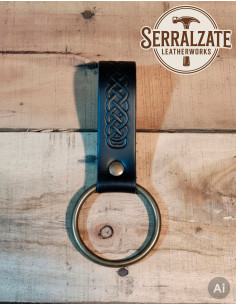 Tahalí nœuds Celtes pour suspendre une hache, noir 2