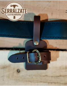 Harnais de ceinture pour dagues et couteaux, marron 2