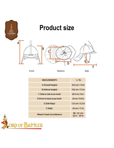 Casque médiéval Zischägge queue de...