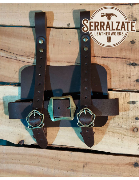 Tahalí médiéval Porte-livres en cuir...