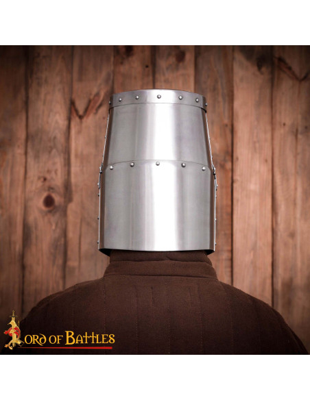Grand Yelmo médiéval de chevalier du...