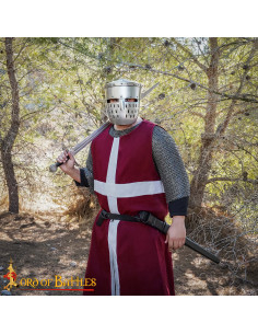 Yelmo de Caballeros Cruzados, siglo XII-XIII (calibre 18) 2