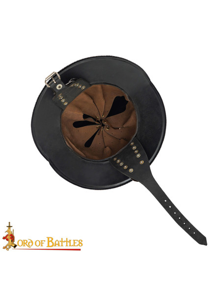 Morrión espagnol avec plume de plumes...