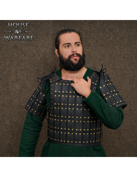 Brigantine médiévale en cuir modèle...