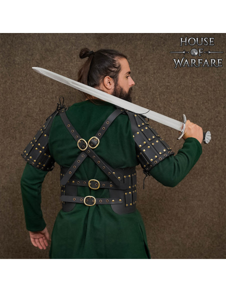 Brigantine médiévale en cuir modèle...