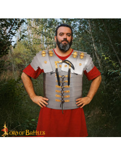 Lorica Segmentata romaine modèle Corbridge en acier,...