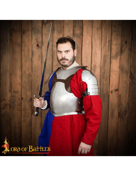 Cuirasse de chevalier médiéval en...