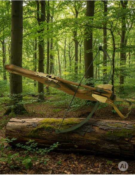 Arbalète médiévale, 45 cm.