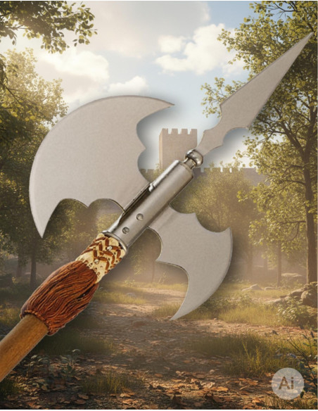 Hallebarde médiévale portugaise s. 16e