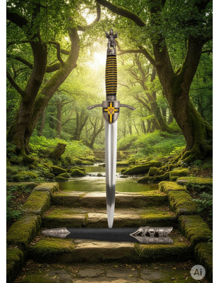 Dague Templier pomme Guerrier avec...