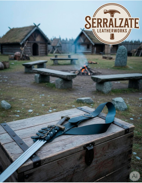 Tahalí de type bandoulière...