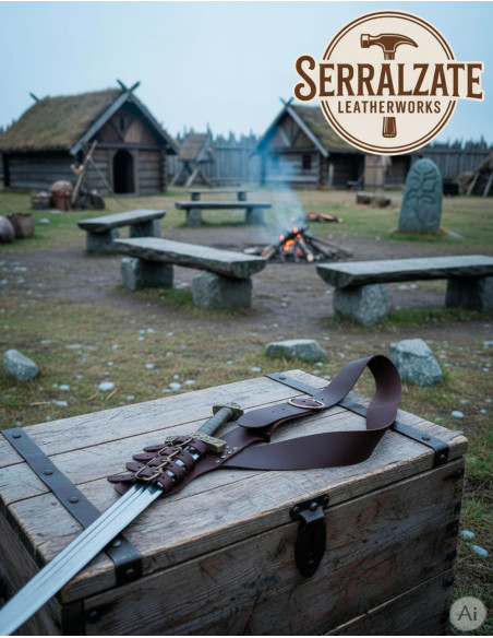 Tahalí de type bandoulière...