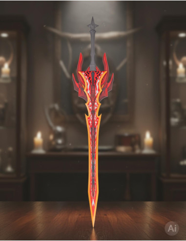 Épée longue du Roi Démon de Solo Leveling