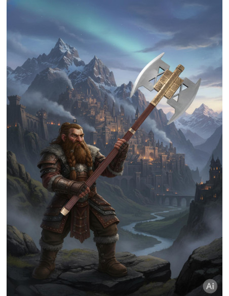 Hache non officielle de Gimli du...