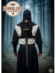 Tahalí Ninja dorsal pour une épée, noir 2