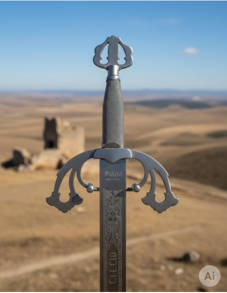 Épée Tizona Cid, finition rustique