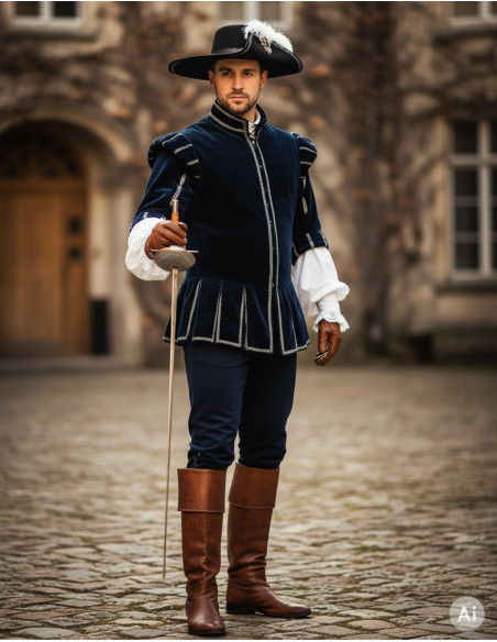 Floret Espagnol décoratif, nickelé