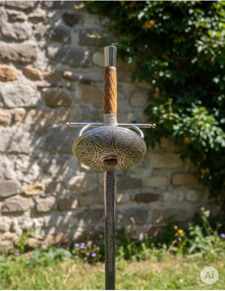 Floret Espagnol décoratif, nickelé