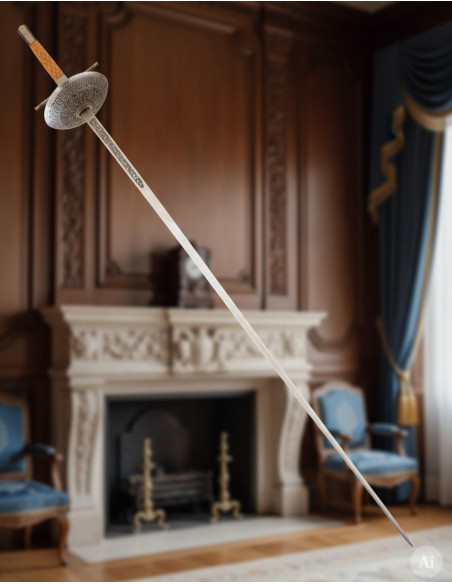 Floret Espagnol décoratif, nickelé