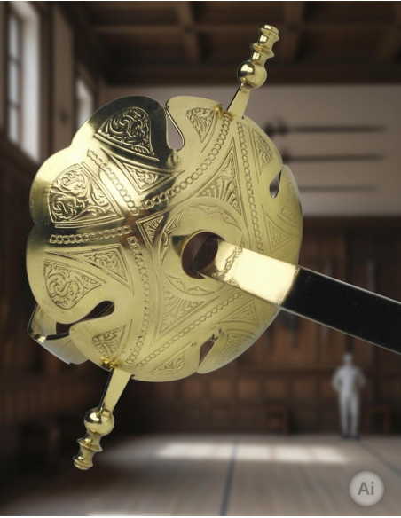 Floret de Castañeta décoratif, doré