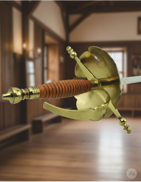 Floret de Castañeta décoratif, doré