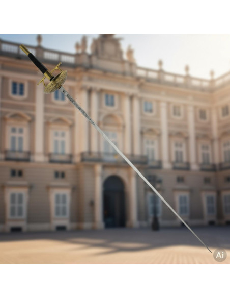 Floret espagnol décoratif, doré