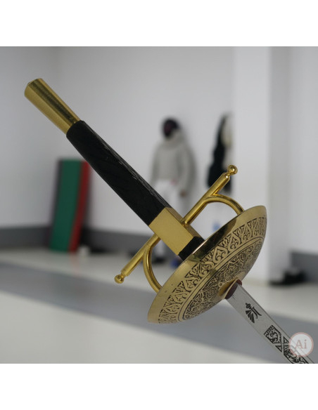 Floret espagnol décoratif, doré