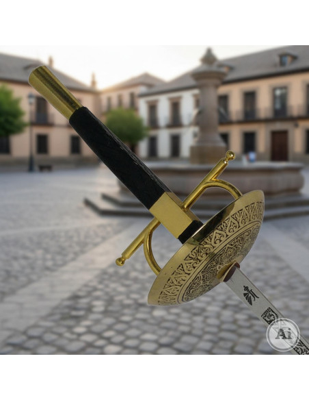 Floret espagnol décoratif, doré