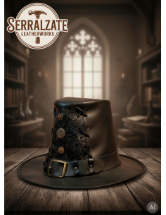 Chapeau Johann le Chasseur de Sorcières Deluxe, noir