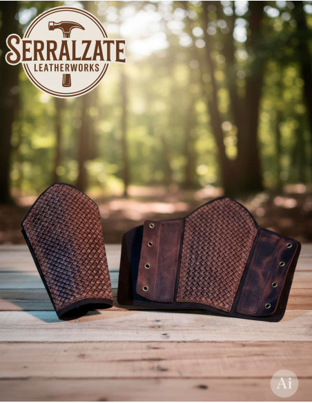 Bracelet Viking Roi Haakon en marron