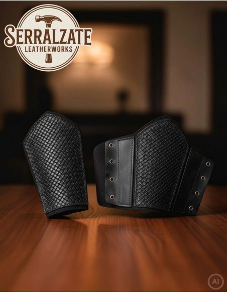 Bracelet Viking Roi Haakon en noir