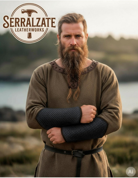 Bracelet Viking Roi Haakon en noir