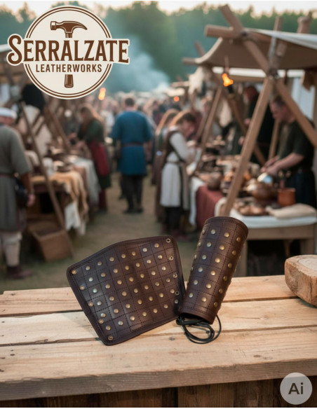 Bracelets médiévaux renforcés Evan en...