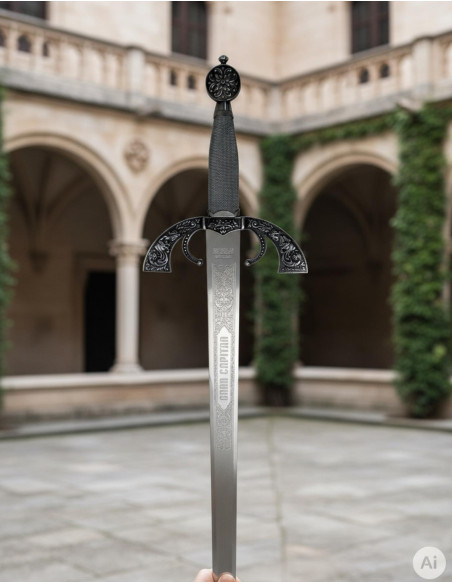 Grande épée de capitaine, argent