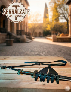 Tahalí Renaissance à 6 boucles ajustables, noir 2