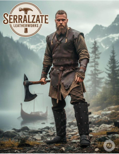 Grebas vikings-médiévales Badulf en noir