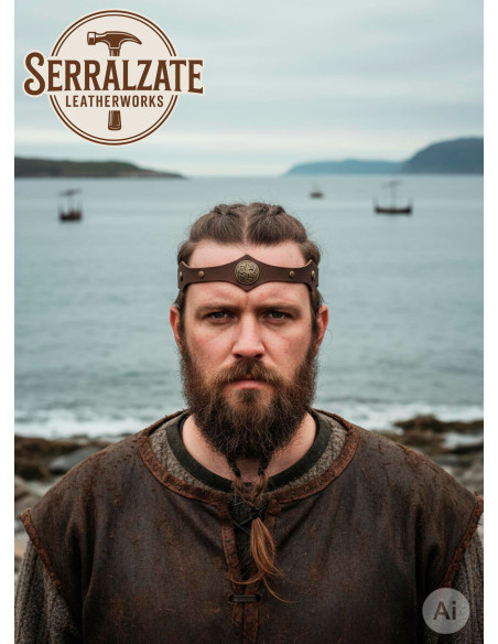 Diadème viking aux nœuds celtiques...