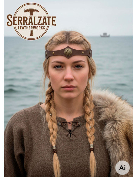 Diadème viking aux nœuds celtiques...