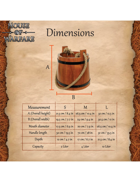 Cube d'eau rustique en bois,...