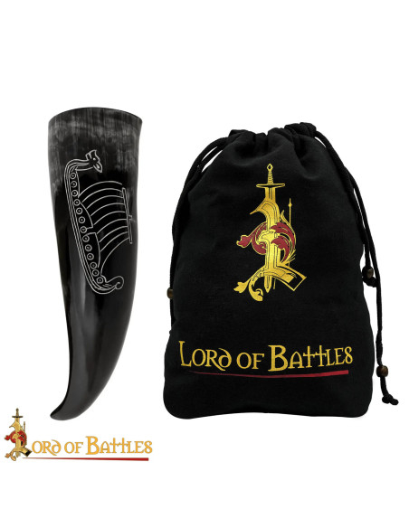 Corne de bateau Viking pour boire...