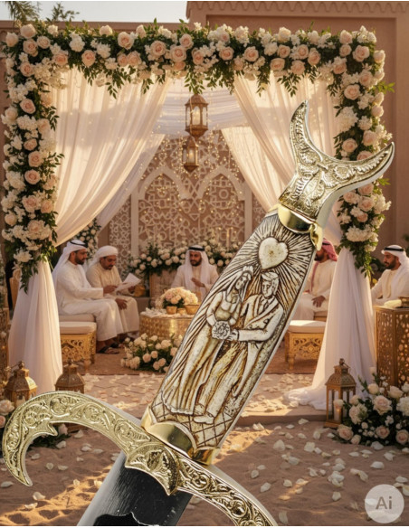 Cimeterre pour mariages (sans texte...