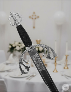 Épée nickelée Tizona pour communions (sans texte... 2