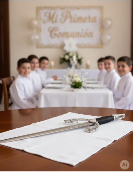 Épée nickelée Tizona pour communions...